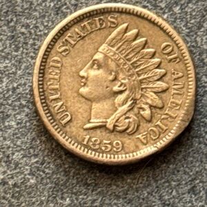 Vintage 1859 Indian Head Penny